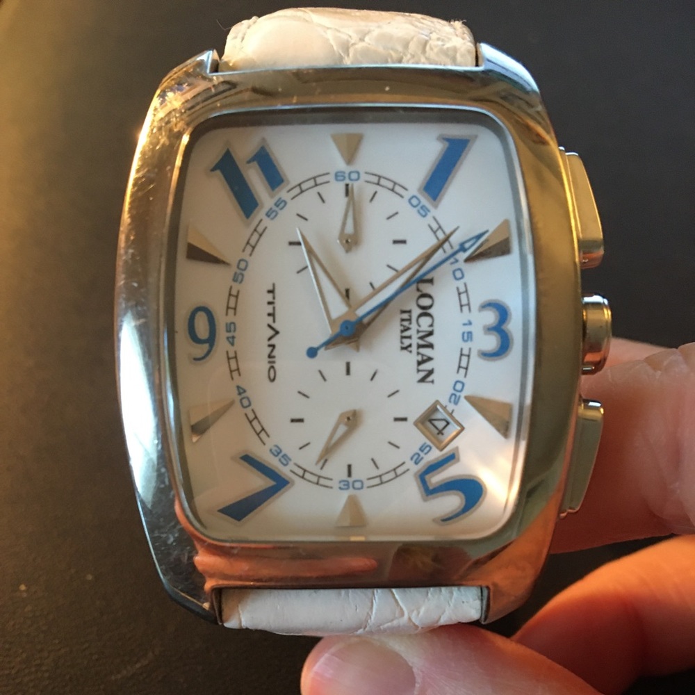 Locman Titanio Watch + Crocodile Leather Band (22)